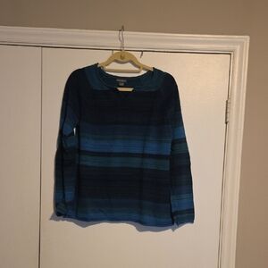 Eddie Bauer Teal Knit Sweater